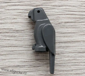 LEGO papoušek tmavě šedý Dark Gray 2546